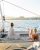 Coucher de soleil en catamaran : Un crépuscule magique dans la baie de Palma